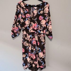 Floral print romper
